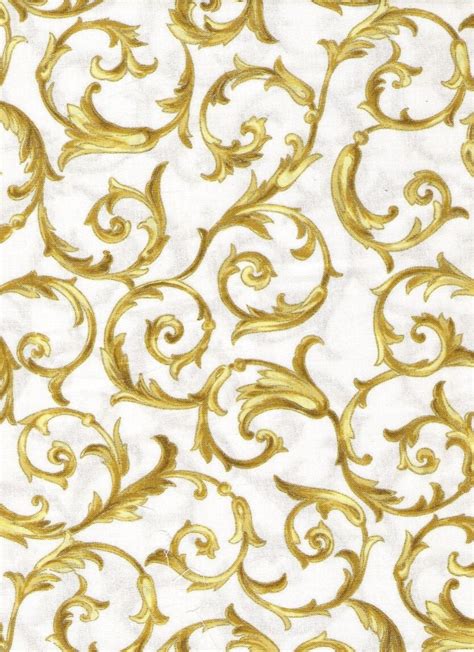 metallic gold fabric|white fabric with gold accents.